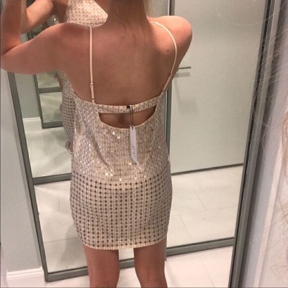Parker sequins nude dress - Picture 7 of 8